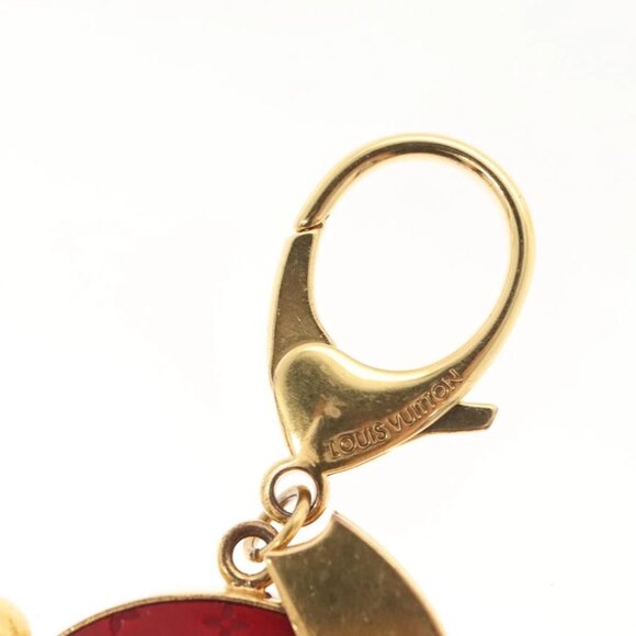 LOUIS VUITTON Bijoux Sac Animalia Lapin Charm Metal Red M66129 LV Auth 140085 - Picture 5 of 13